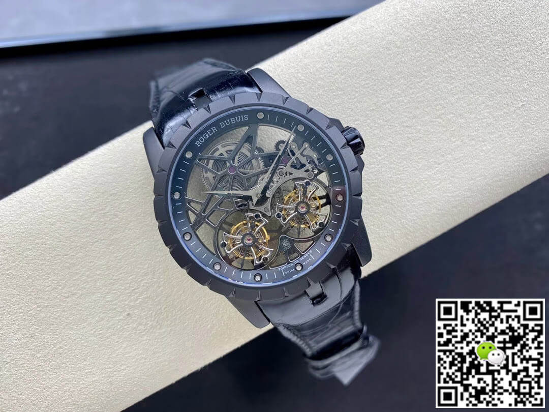 Replica Roger Dubuis Excalibur RDDBEX0364 11 Best Edition YS Factory Tourbillon Skeleton Dial