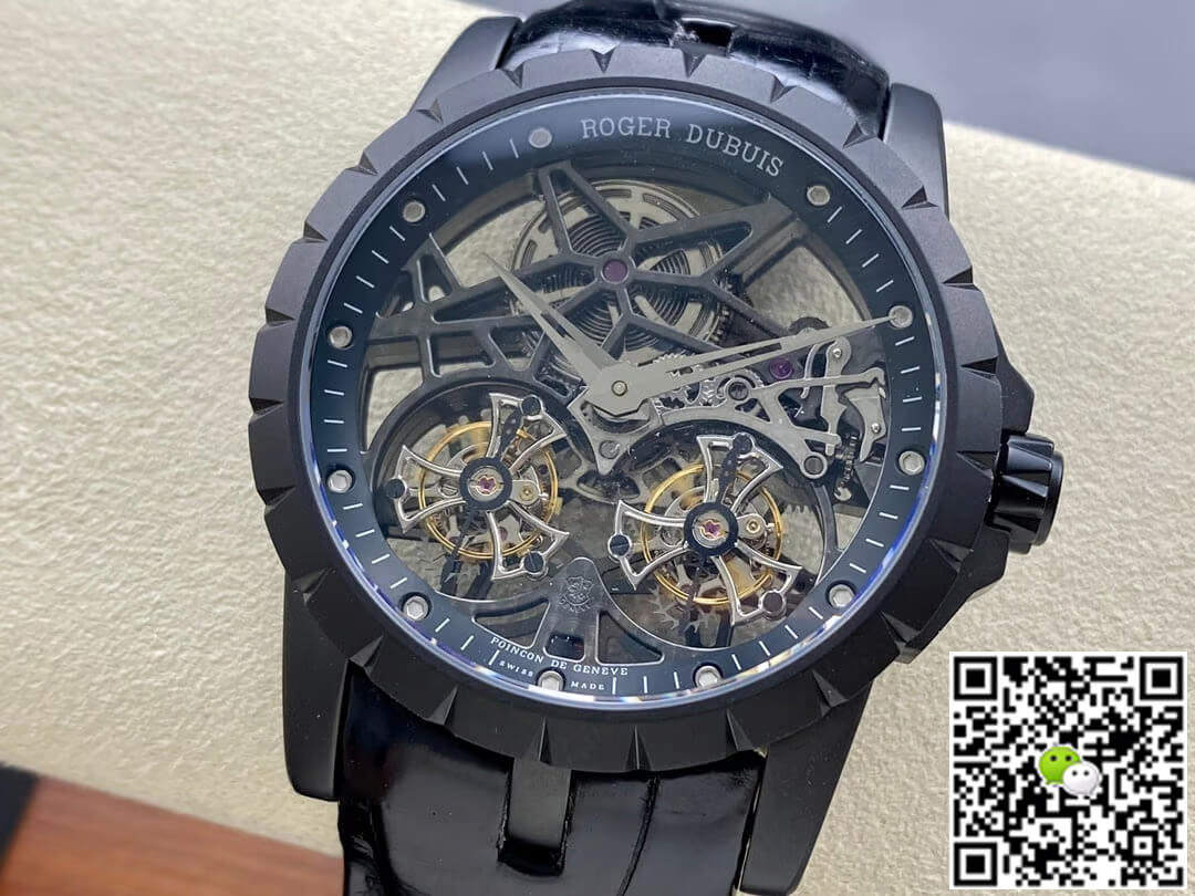 Replica Roger Dubuis Excalibur RDDBEX0364 11 Best Edition YS Factory Tourbillon Skeleton Dial