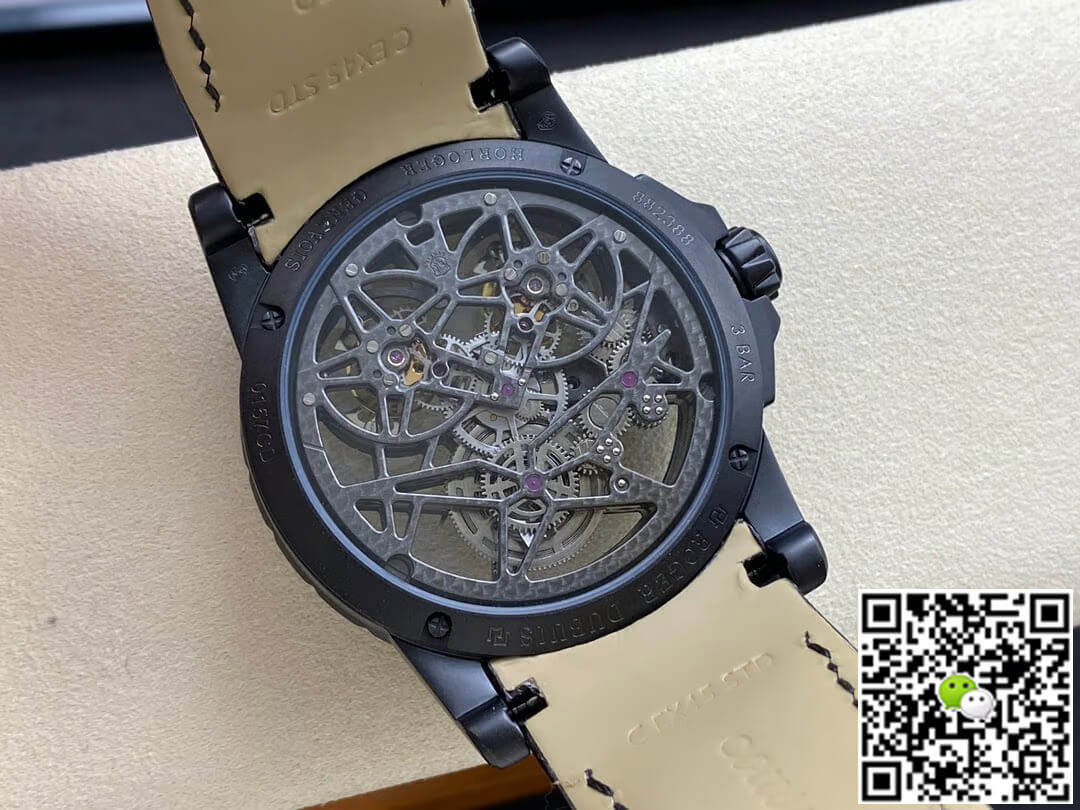 Replica Roger Dubuis Excalibur RDDBEX0364 11 Best Edition YS Factory Tourbillon Skeleton Dial