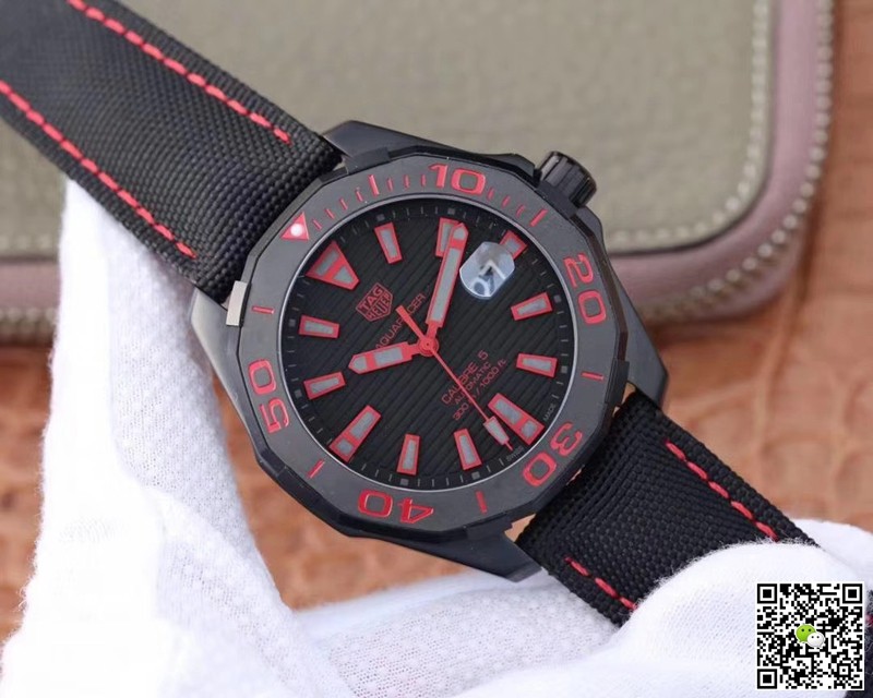 Replica Tag Heuer Aquaracer WAY208C.RHZ4937 11 Best Edition V6 Factory Black Dial Swiss ETA2824-2