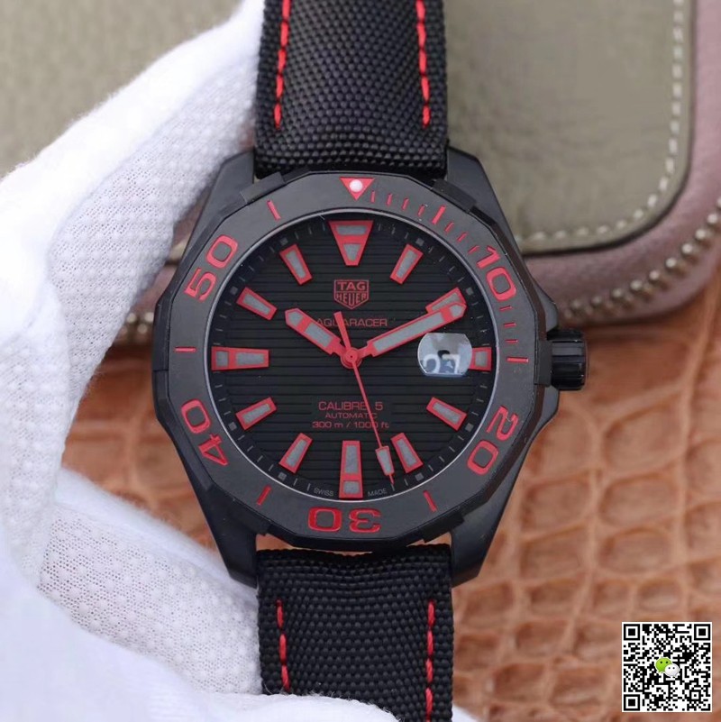 Replica Tag Heuer Aquaracer WAY208C.RHZ4937 11 Best Edition V6 Factory Black Dial Swiss ETA2824-2