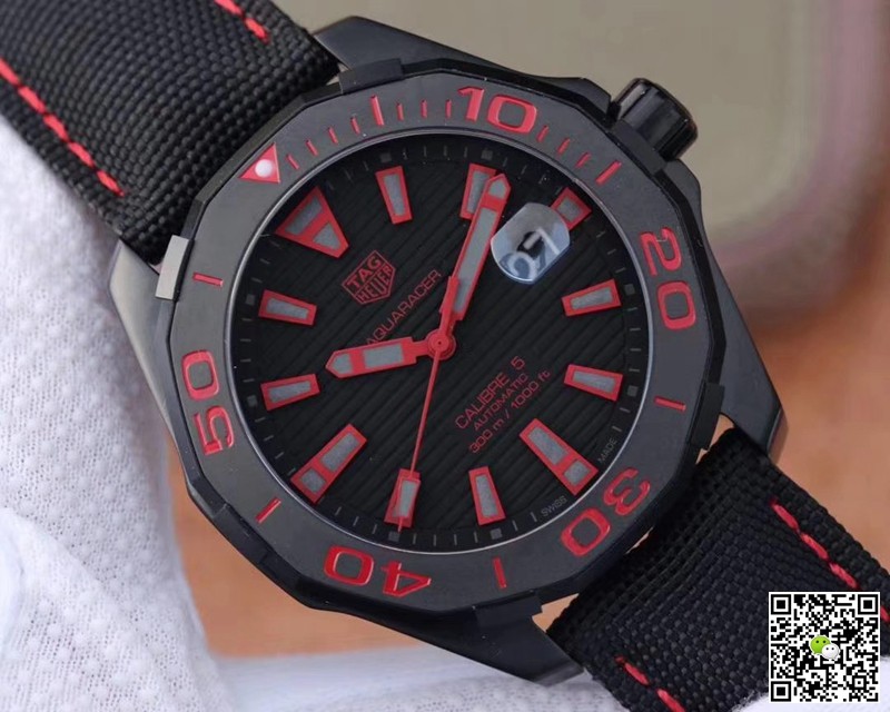 Replica Tag Heuer Aquaracer WAY208C.RHZ4937 11 Best Edition V6 Factory Black Dial Swiss ETA2824-2