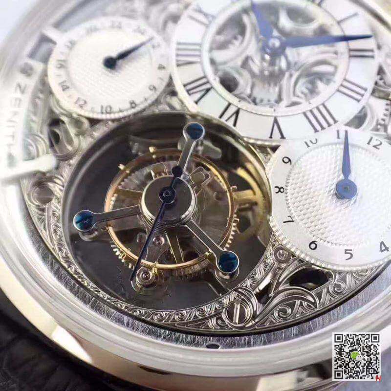 Replica Zenith EP Calender Skeleton Tourbillon RGLE 11 Best Edition Swiss Tourbillon