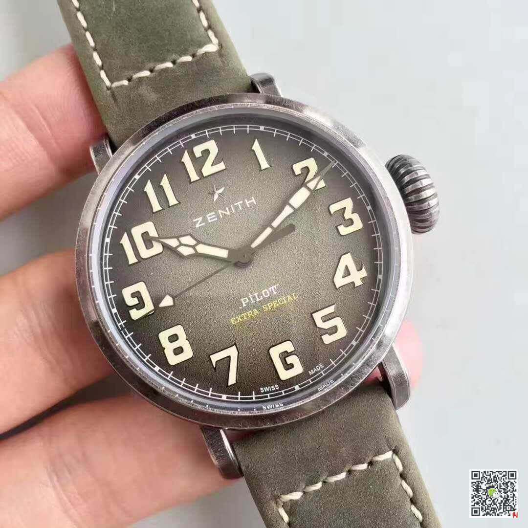 Replica Zenith Pilot 11.1943.67963.C800 XF Factory 11 Best Edition Swiss ETA9015