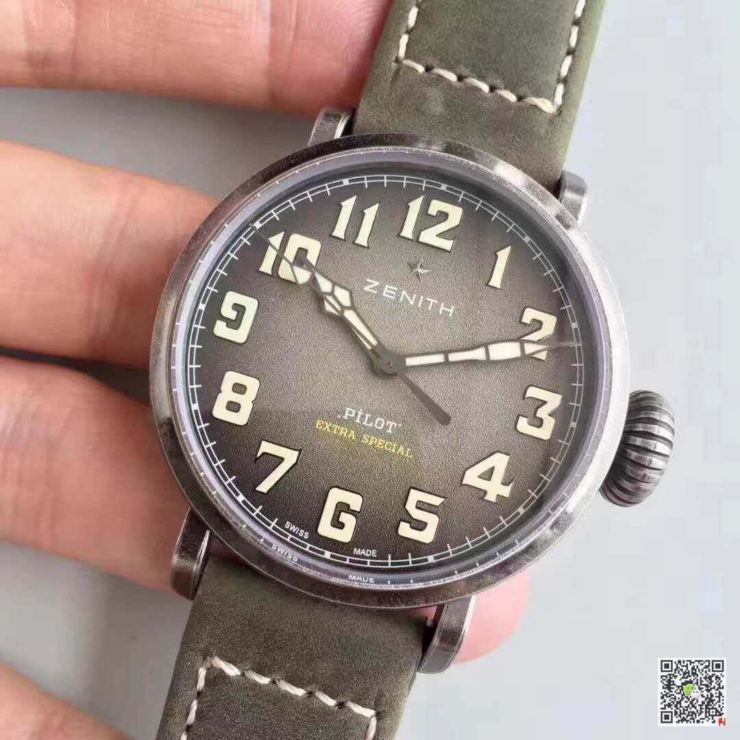 Replica Zenith Pilot 11.1943.67963.C800 XF Factory 11 Best Edition Swiss ETA9015