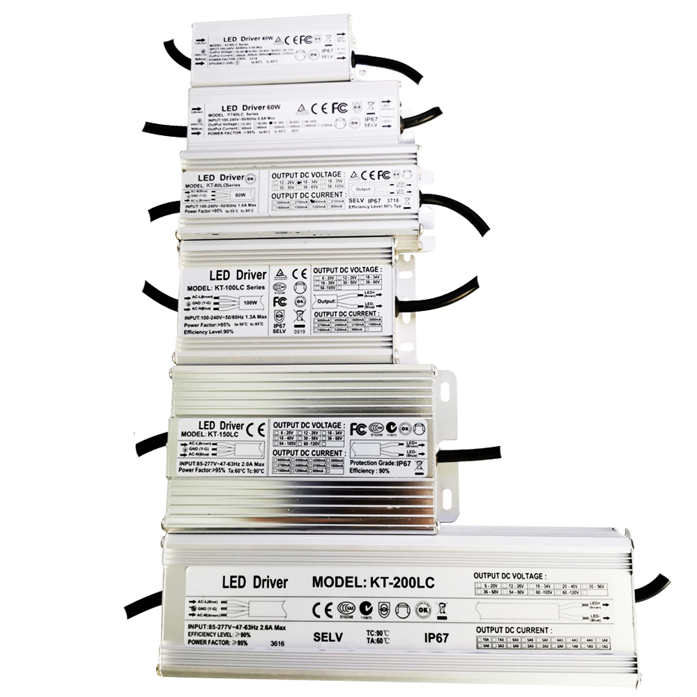 Waterproof IP67 Constant current Led driver