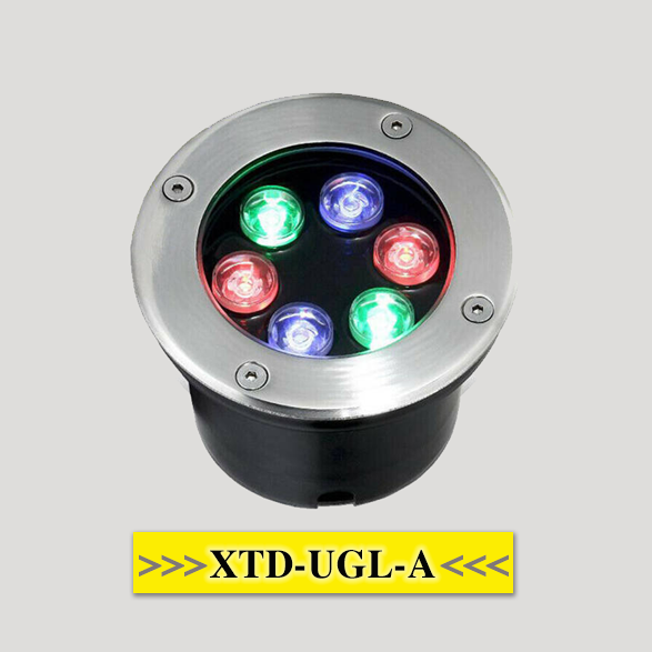 Outdoor Waterproof RGBW Underground Lights In-ground light Garden Pathway illuminates Deck Landscape Lighting