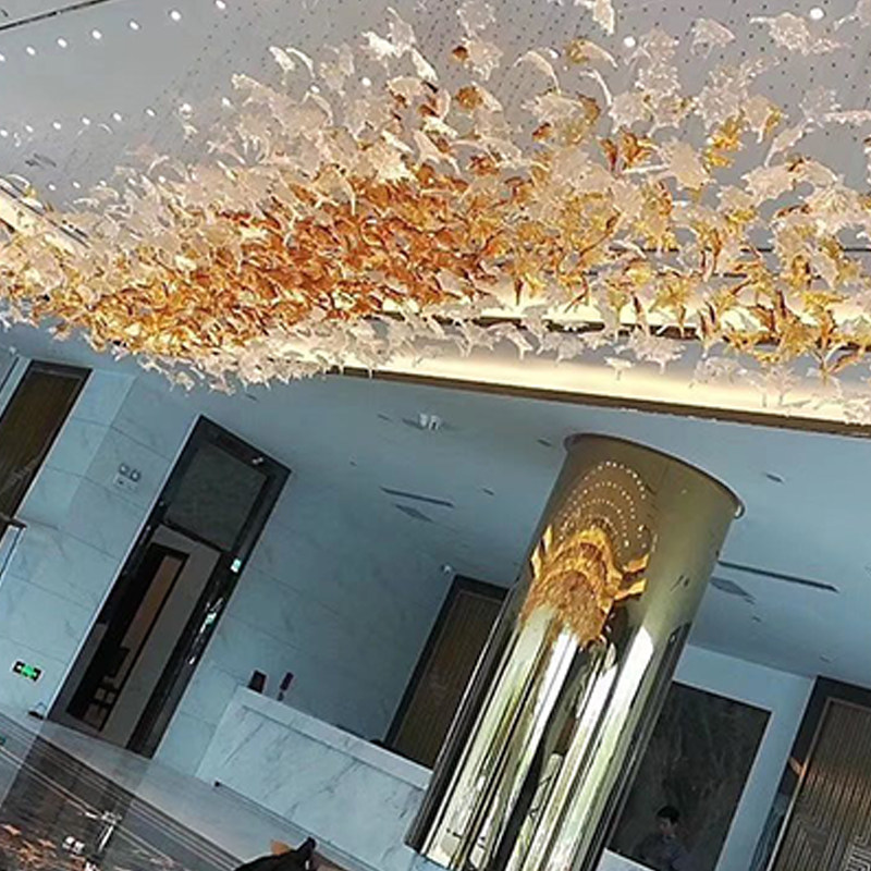 Attractive art glass big modern luxury chandelier for factory price chandeliers ceiling luxury_algz_62331835822