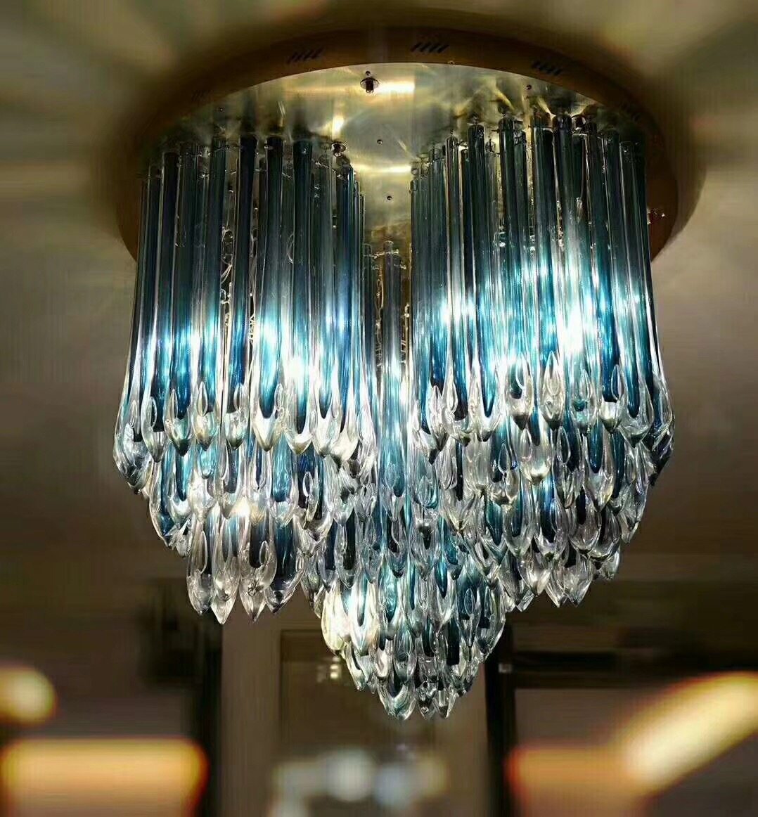 Classic Hotel Lobby Villa Decoration Crystal Chandelier for living room nordic ceiling pendant light_algz_1600628202666