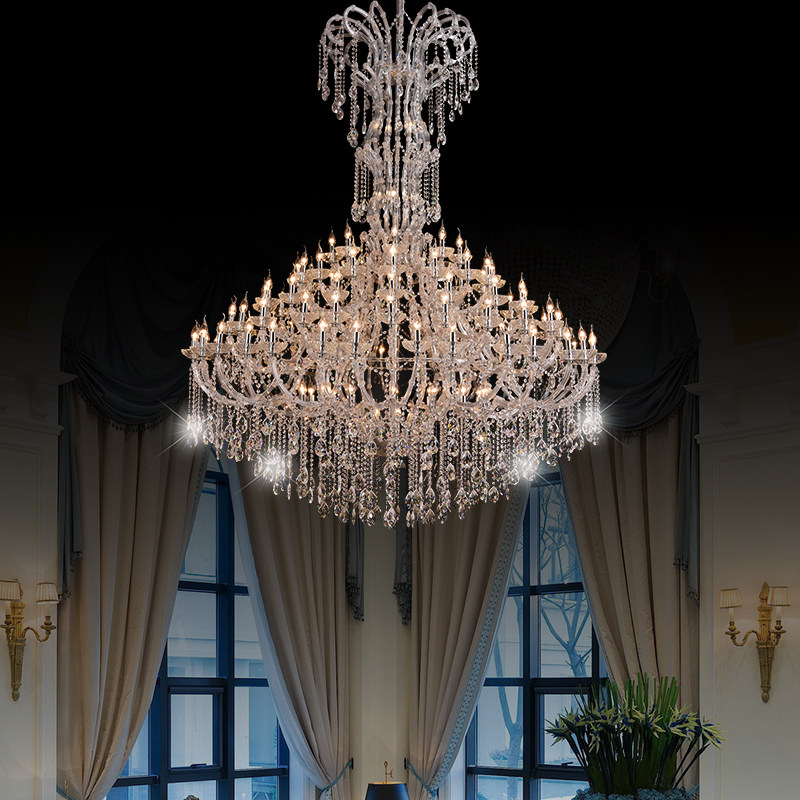 candle crystal chandelier european led living room bedroom hotel chandelier  luxury decorative crystal chandelier pendant light_algz_1600632097109