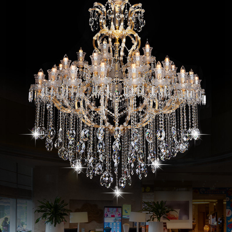 classic European Maria Theresa crystal chandelier luxury with 3 arms and led lamps pendant lights_algz_1600632074168