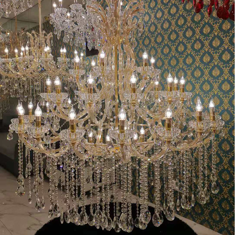 Classic Maria Theresa Chandelier Hotel Lobby Pendant Lamp Modern Family Living Room Luxury Residential Lighting_algz_1600228784092