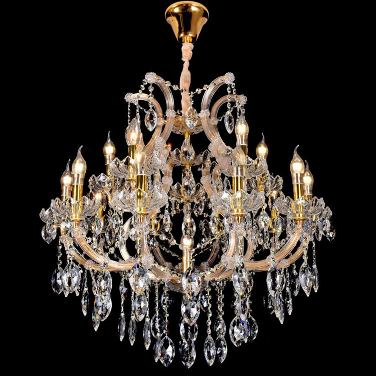 Contemporary Maria Teresa crystal chandelier golden luxury dining room decoration chandelier lighting living room pendant lamp_algz_1600252816717