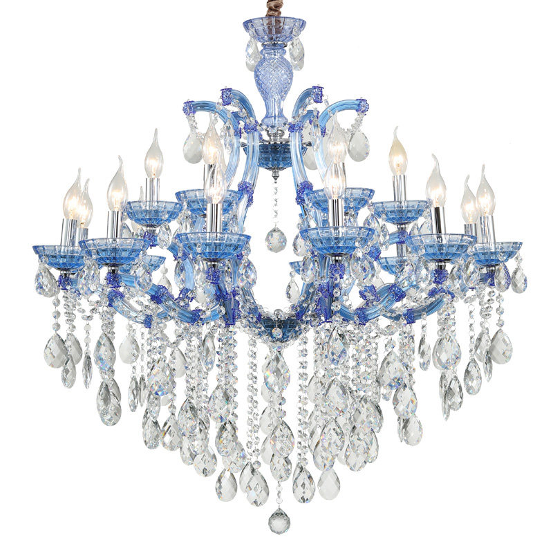 Contemporary Maria Theresa crystal chandelier for hotel banquet hall decoration lights living room bedroom colorful pendant lamp_algz_1600227823467