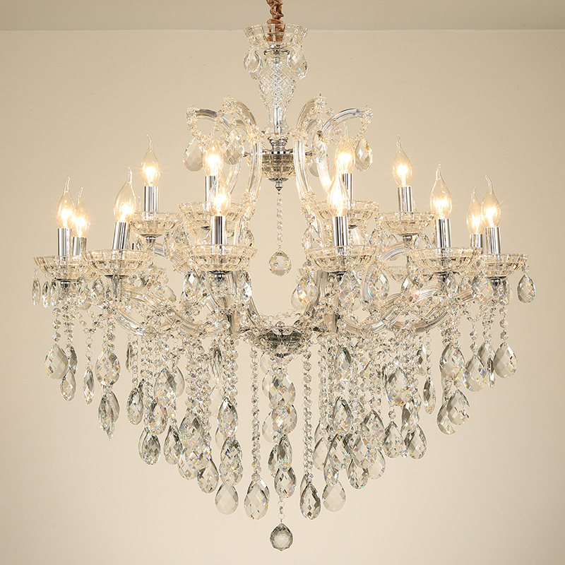 Contemporary Maria Theresa crystal chandelier for hotel banquet hall decoration lights living room bedroom colorful pendant lamp_algz_1600227823467