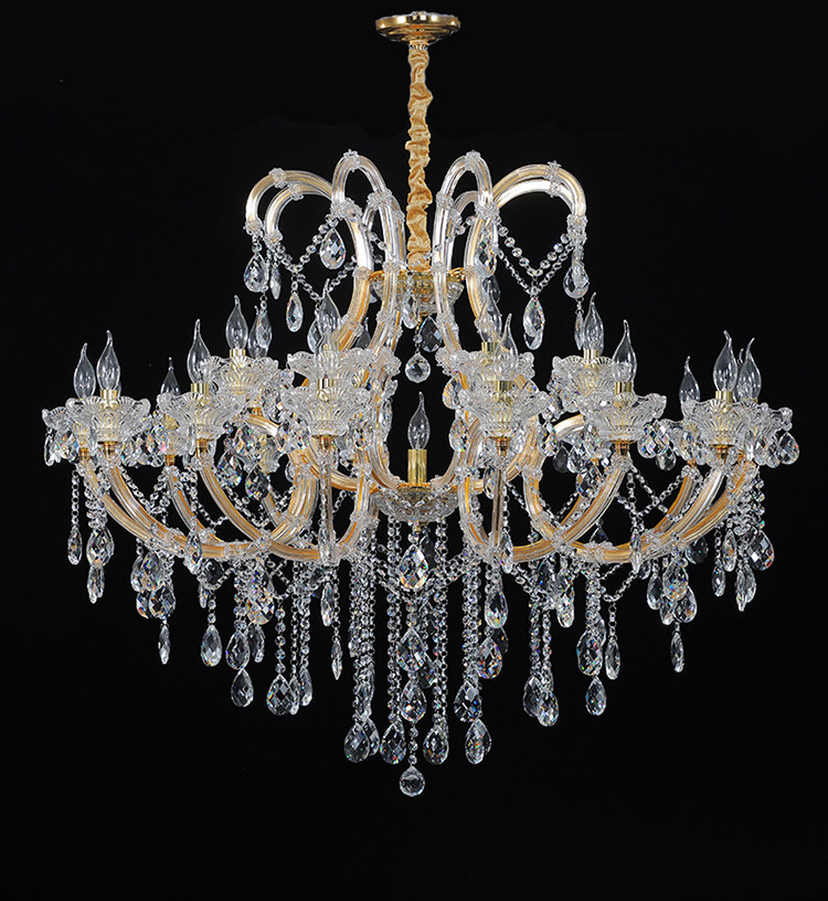 Crystal Chandelier High Quality Maria Theresa Gold Lighting Project Hotel Modern Classic Wedding Decor Lighting Fixtures_algz_1600533161893