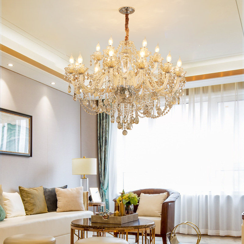 Customized Design Hotel Luxury Chandeliers Lighting Pendant Light Decoration Hanging Chandelier Crystal Chandelier_algz_1600746383438