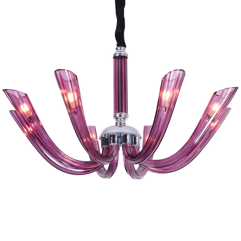 Europea modern chandelier simple home living room bedroom decorative lighting purple luster store shopping mall pendant lamp_algz_1600234471544