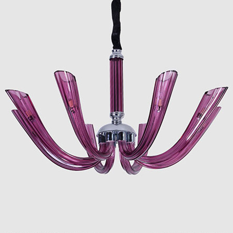 Europea modern chandelier simple home living room bedroom decorative lighting purple luster store shopping mall pendant lamp_algz_1600234471544