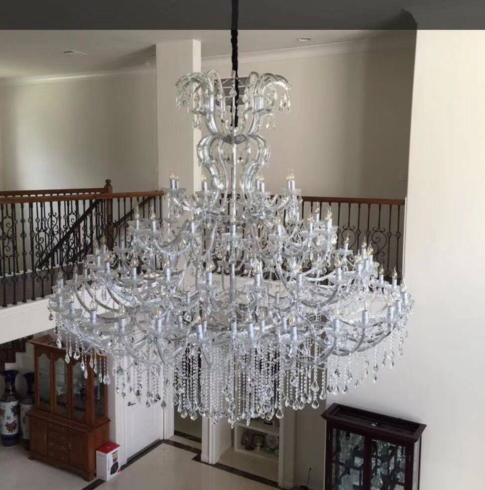 European classic wedding church large crystal lamp chandelier living room villa lighting decorative glass Maria Theresa lamps_algz_1600619435823