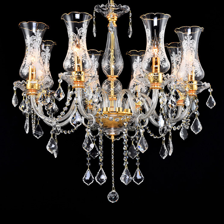 European crystal chandelier luxury decoration hotel lobby ceiling chandelier lighting living room luster crystal pendant lights_algz_1600253205797