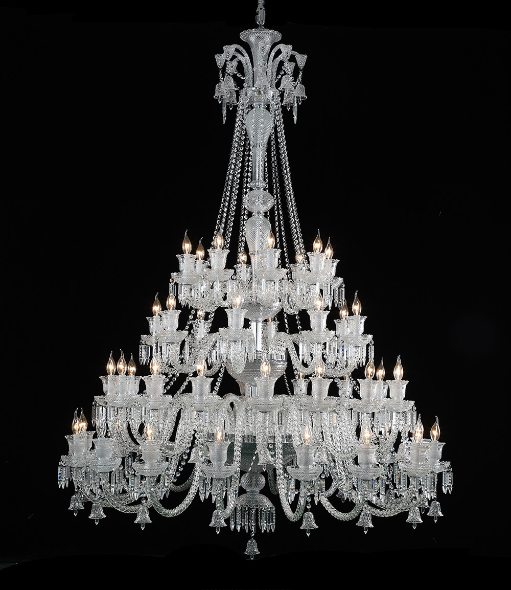 European Hotel Hall crystal chandeliers Lighting Decoration Customized Large event decorative Crystal Pendant Light_algz_1600873843304