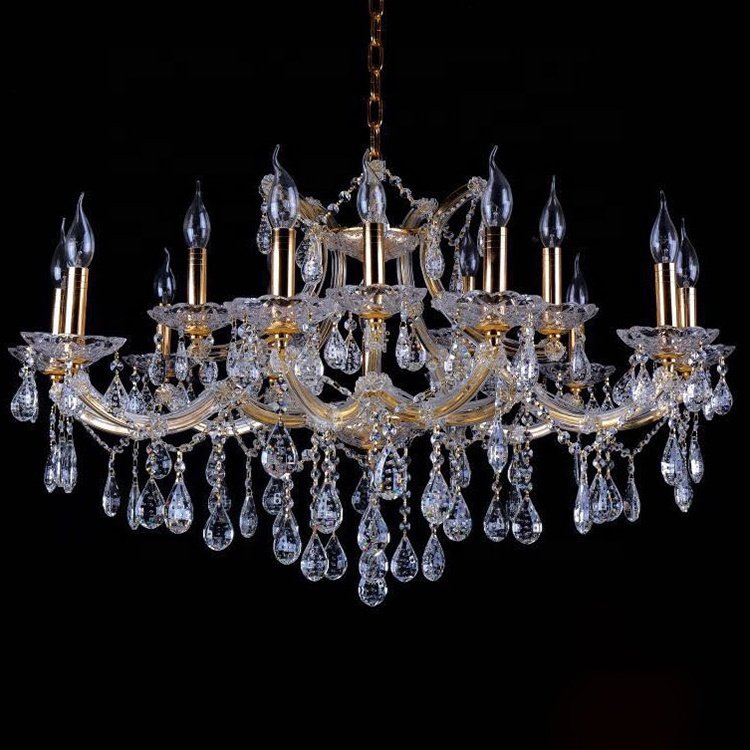 European Maria Theresa Crystal Chandelier Living Room dining room bedroom lamp Villa Hotel Hall Glass Chandeliers_algz_1600825729293