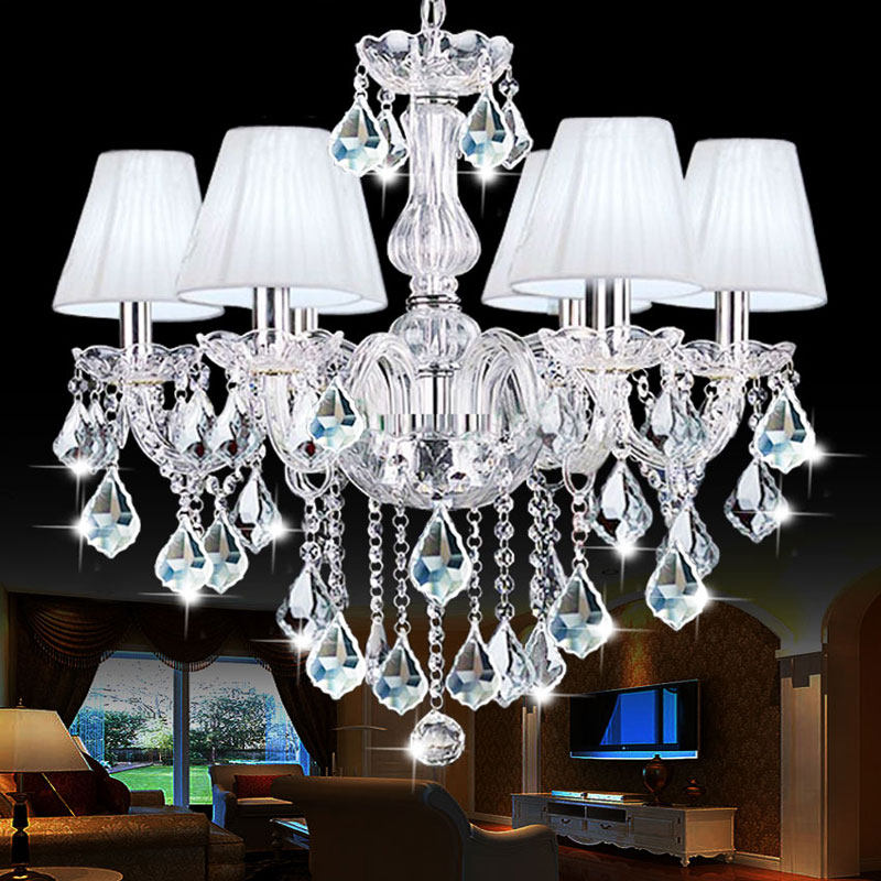 European modern crystal chandelier simple home living room bedroom lighting shopping mall clothing store crystal pendant lamp_algz_1600167477098