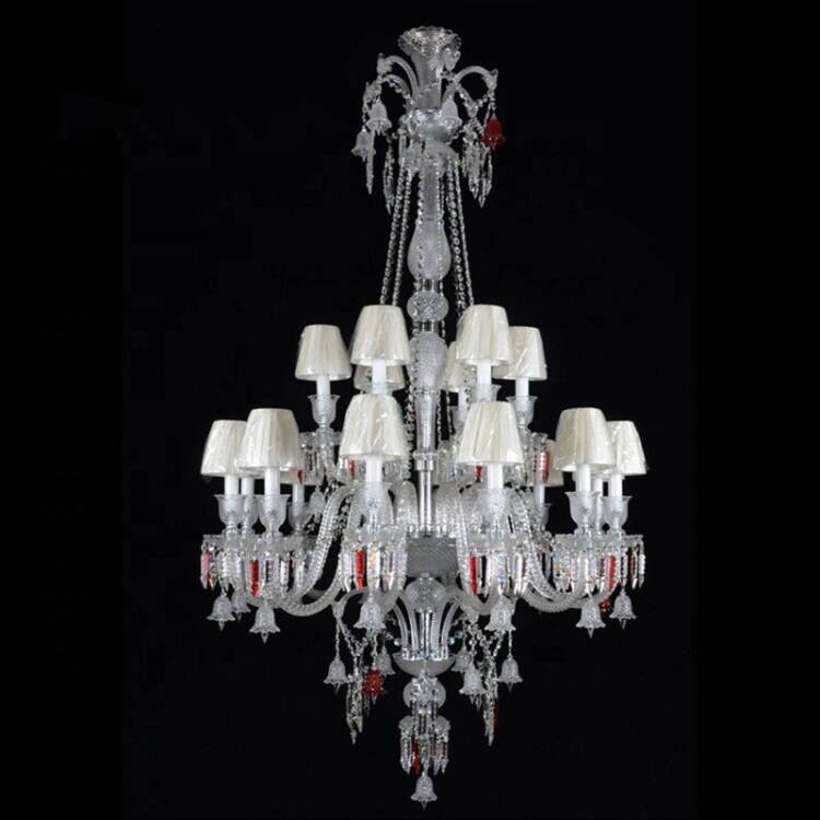 European Modern Luxury K9 Crystal Chandelier hotel decoration for Living Room led lighting crystal pendant lights_algz_1600632090330