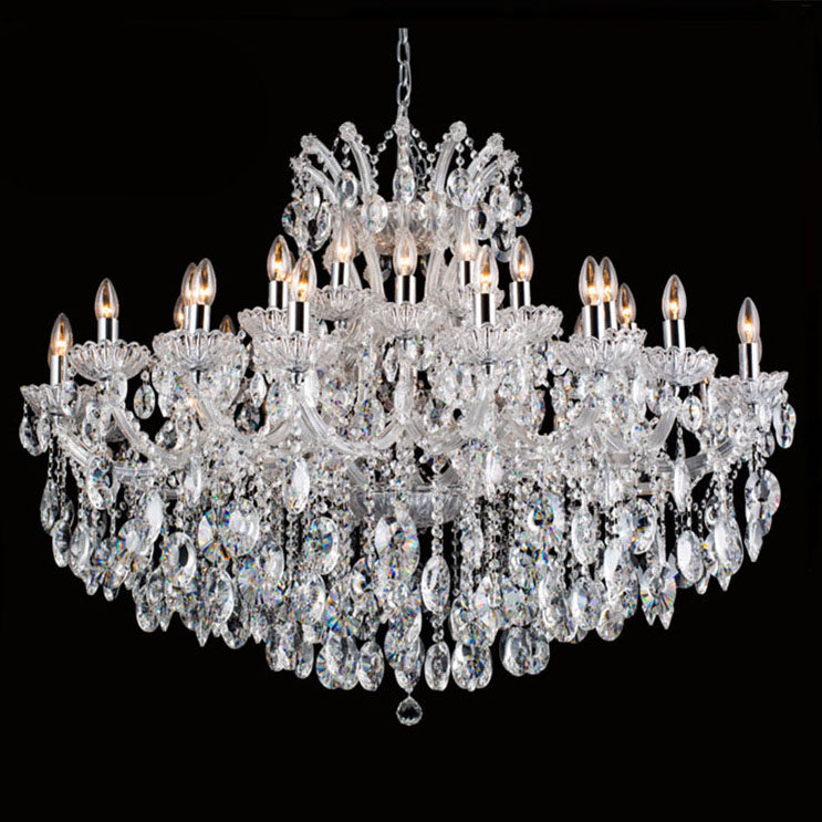 European modern maria theresa luxury chandelier crystal living room decoration hotel transparent crystal luster pendant lights_algz_62433873606