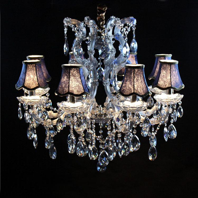 European modern simple crystal lighting ceiling lamp living room dining bedroom chandelier luxury Maria creative clip lamp_algz_1600152262581