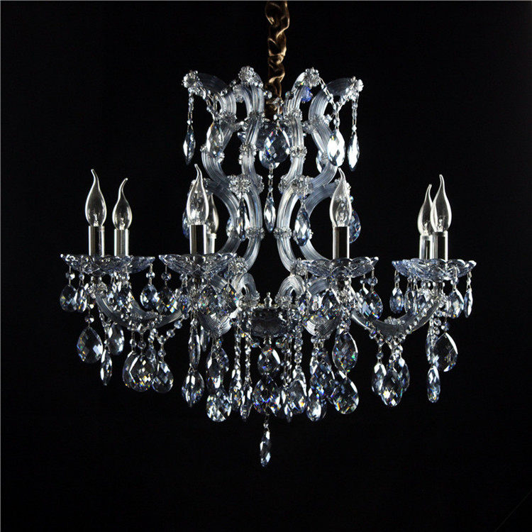 European modern simple crystal lighting ceiling lamp living room dining bedroom chandelier luxury Maria creative clip lamp_algz_1600152262581