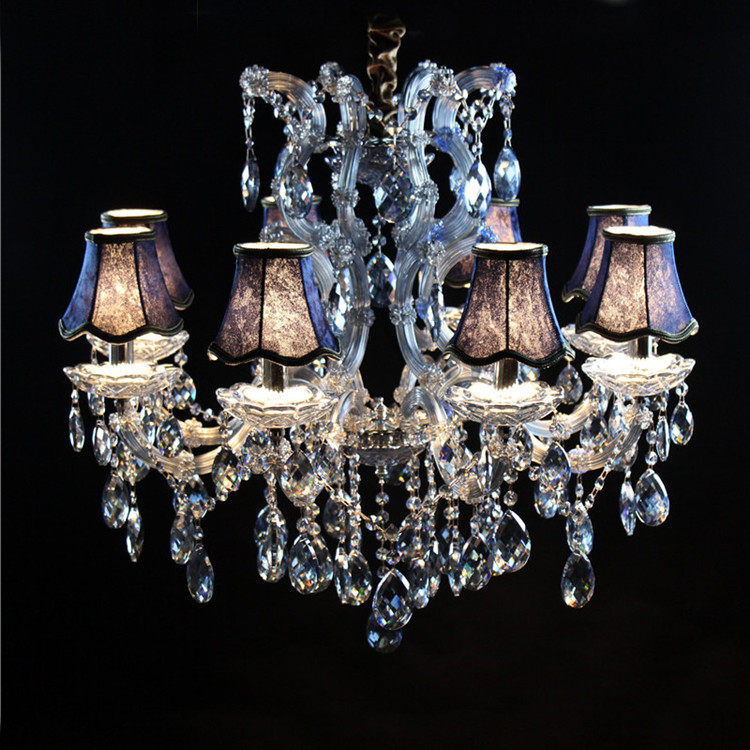 European modern simple crystal lighting ceiling lamp living room dining bedroom chandelier luxury Maria creative clip lamp_algz_1600152262581