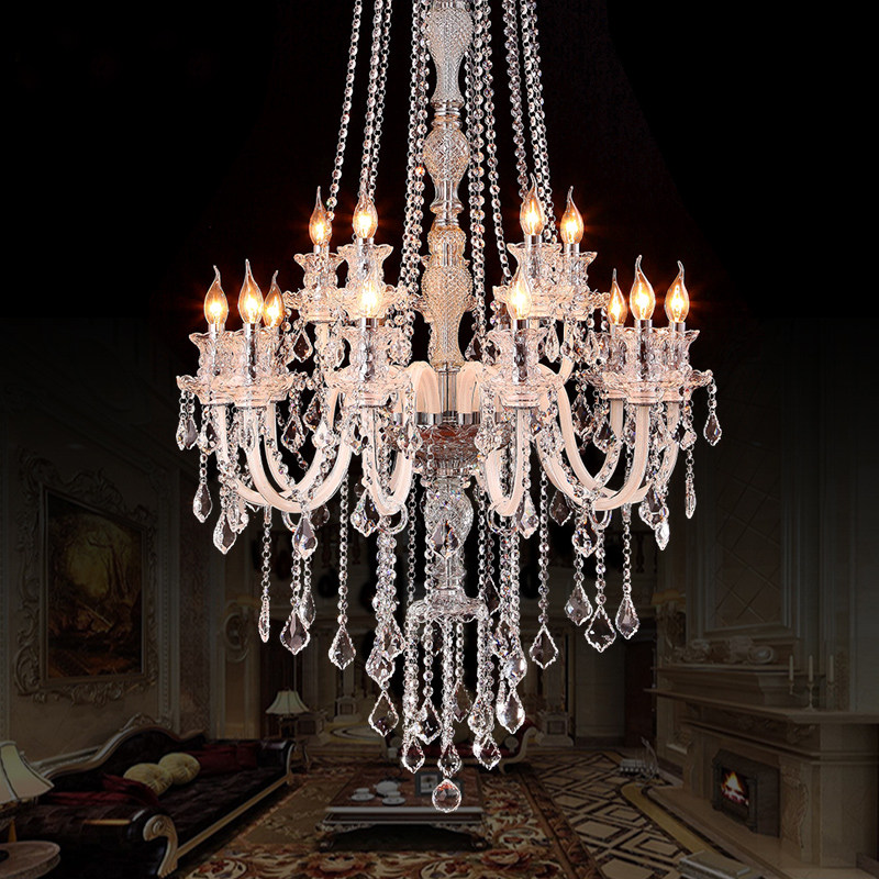 european palace staircase long hollow living room luxury duplex villa crystal lights luster pendant lights crystal chandelier_algz_1600240920105