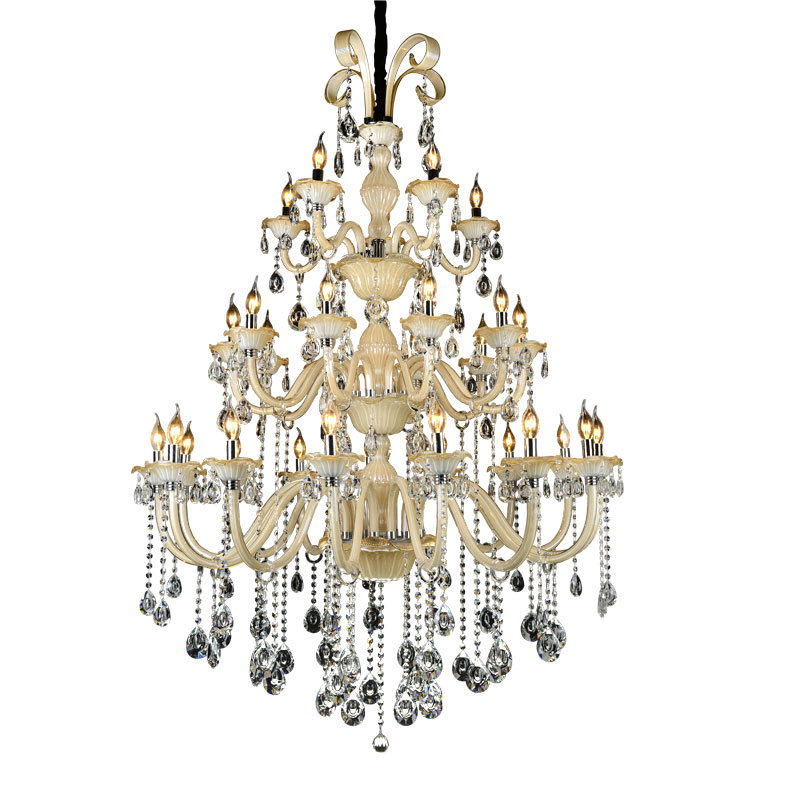 European style candle crystal chandelier modern home living room lighting hotel lobby banquet hall villa decoration pendant lamp_algz_60796764241