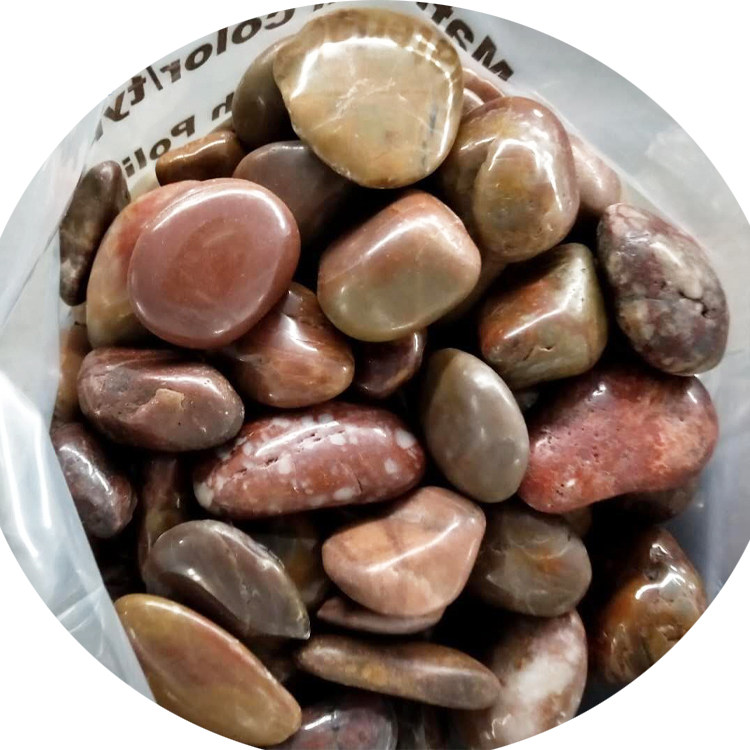 Polished Red Pebble Stones