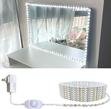 13 feet/4 -meter led dressing mirror lamp kit can be bent, no need to cut the dressing table makeup mirror cloakroom capsule table set.