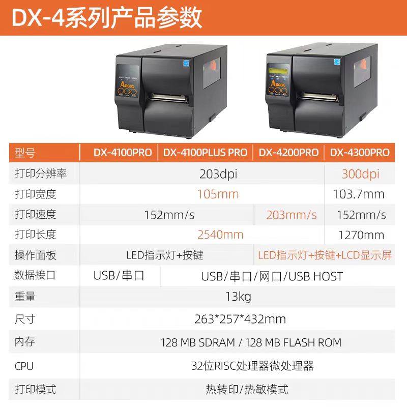 ARGOX立象DX4100系列工业条码打印机