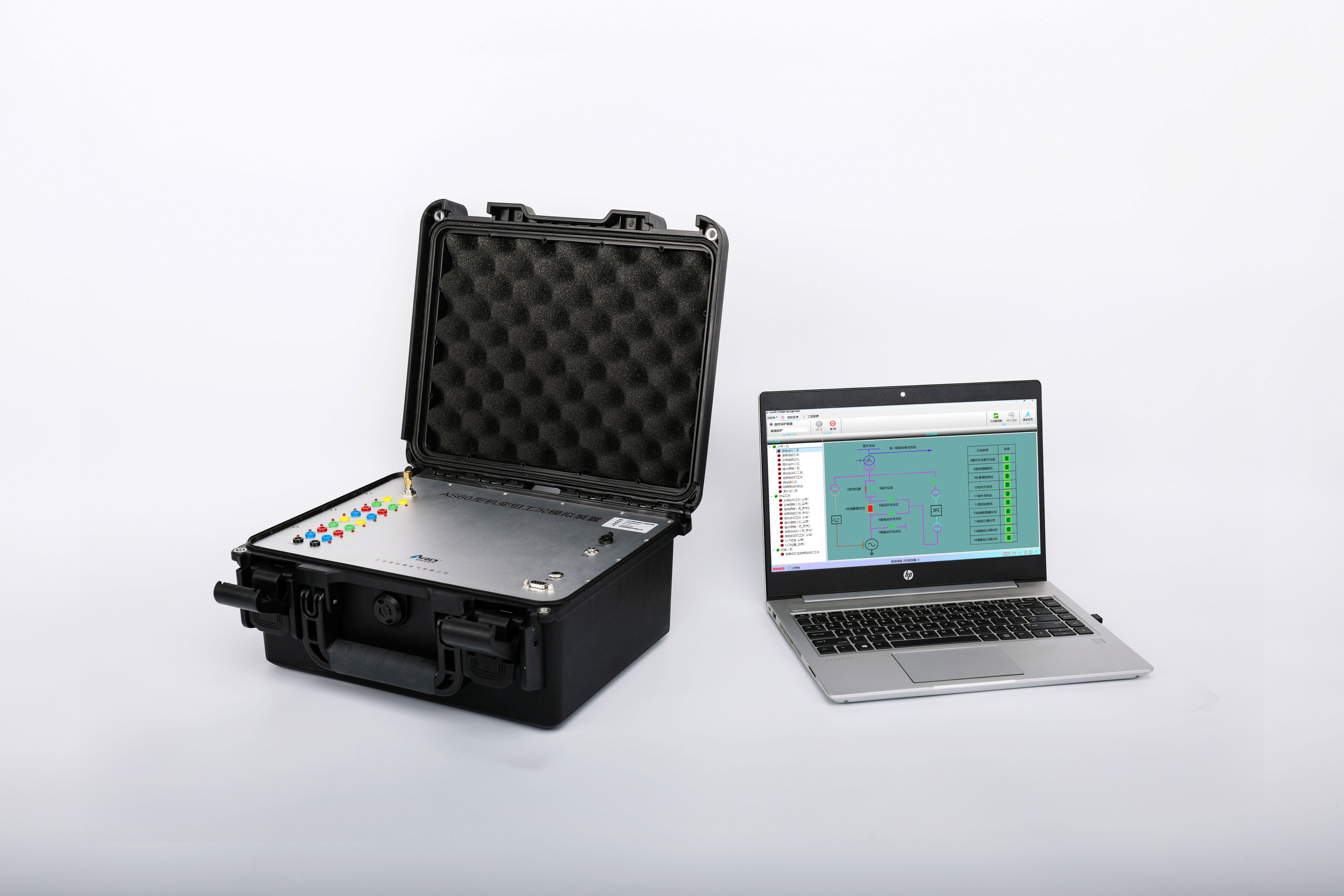 AS60型机变组工况模拟装置