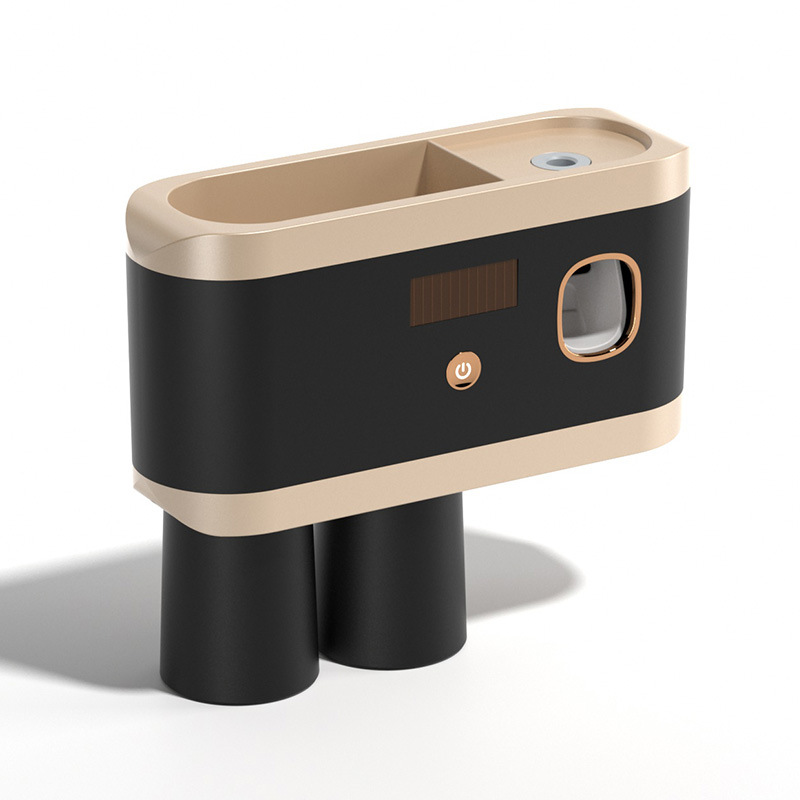 电动牙刷消毒器免打孔壁挂式牙刷收纳盒置物架智能紫外线杀菌套装