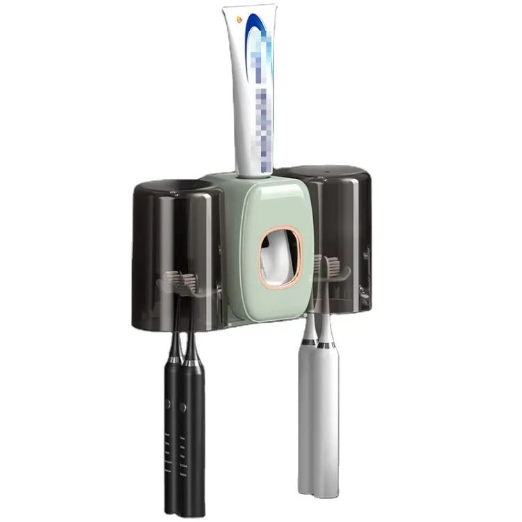 自动挤牙膏器免打孔壁挂式情侣双人卫生间置物架牙刷架家用省空间