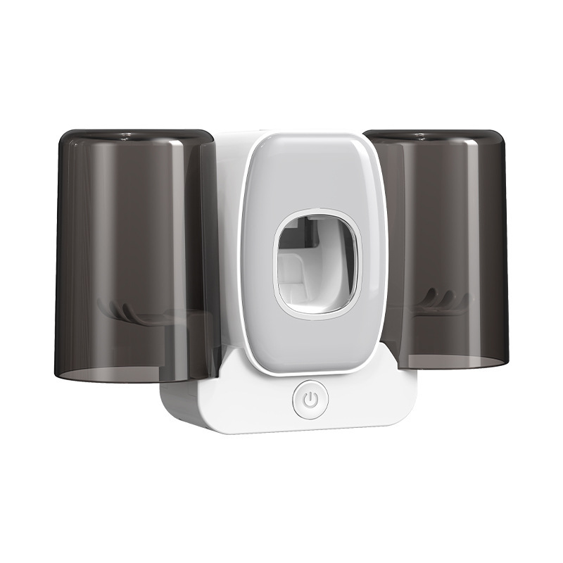 牙刷杯架壁挂式情侣牙刷架紫外线消毒器智能电动牙杯牙膏置物架