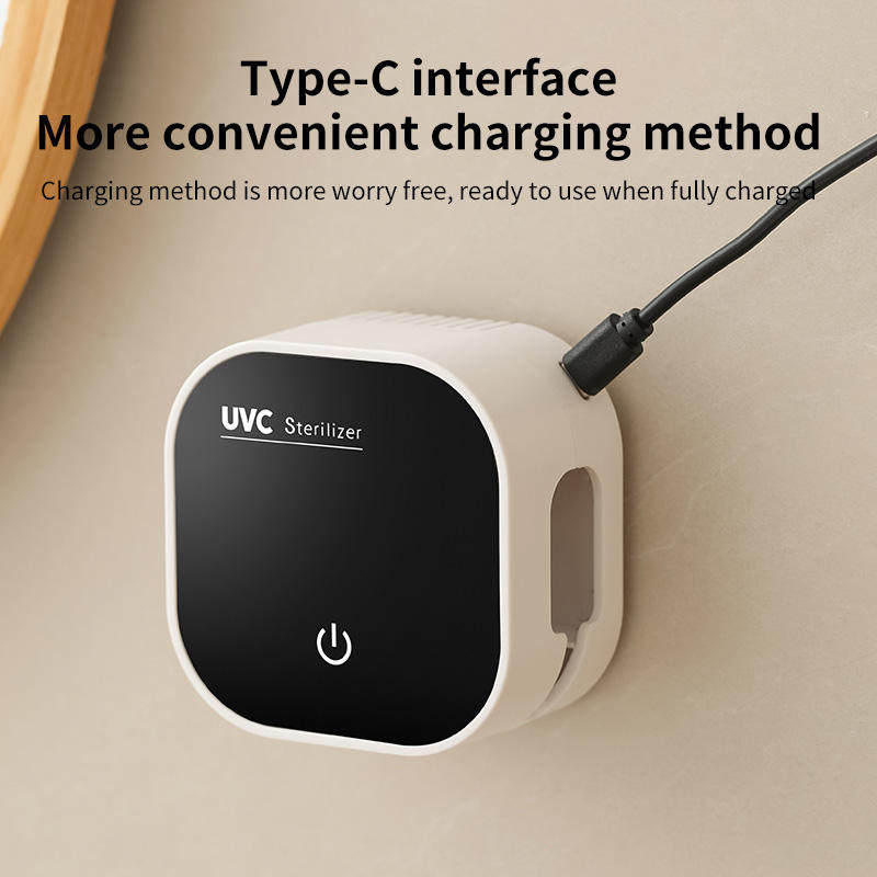 热销全自动牙刷消毒器烘干紫外线智能杀菌壁挂式免打孔置物架