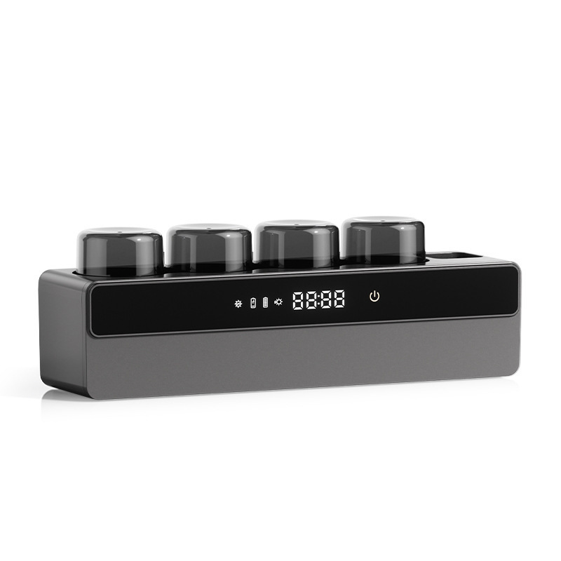 智能牙刷消毒器烘干紫外线 免打孔壁挂式人体感应牙刷置物架