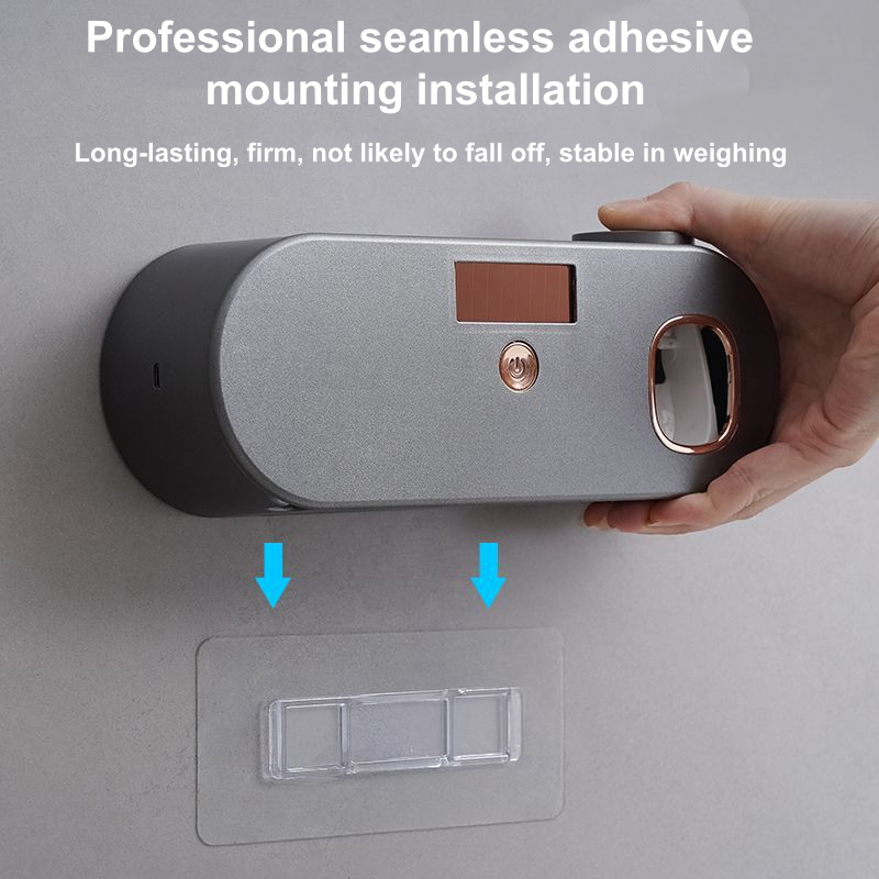 迷你USB充电牙刷架智能杀菌消毒免打孔无痕贴壁挂式收纳