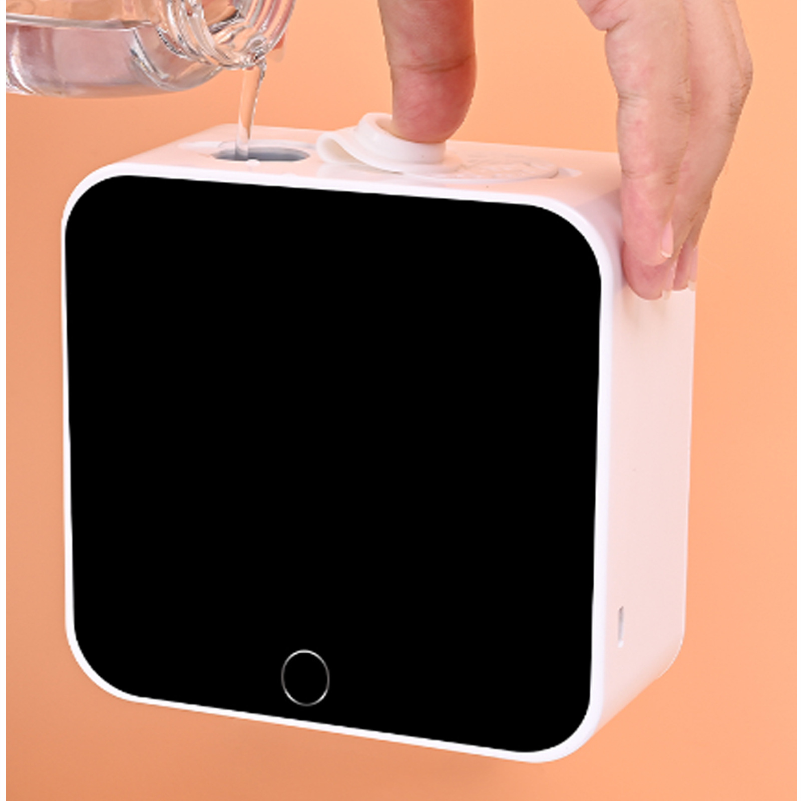 干电池款自动感应喷雾皂液器洗手液酒精免接触消毒器挂壁式消毒机