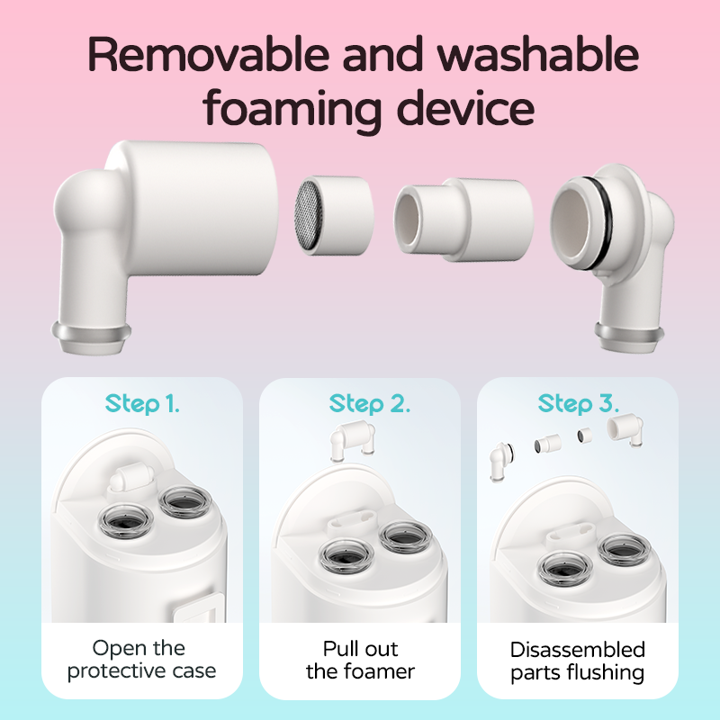 新款智能自动感应洗手机洗发水沐浴露泡泡机台式壁挂二合一泡沫机