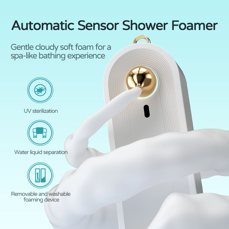 新款智能自动感应洗手机洗发水沐浴露泡泡机台式壁挂二合一泡沫机