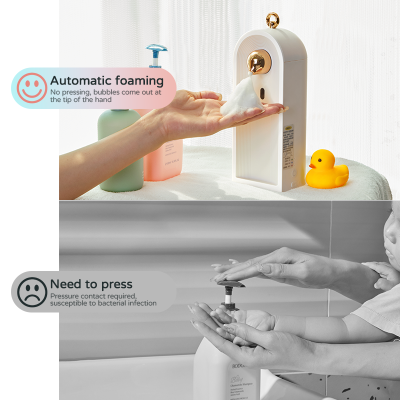 新款智能自动感应洗手机洗发水沐浴露泡泡机台式壁挂二合一泡沫机