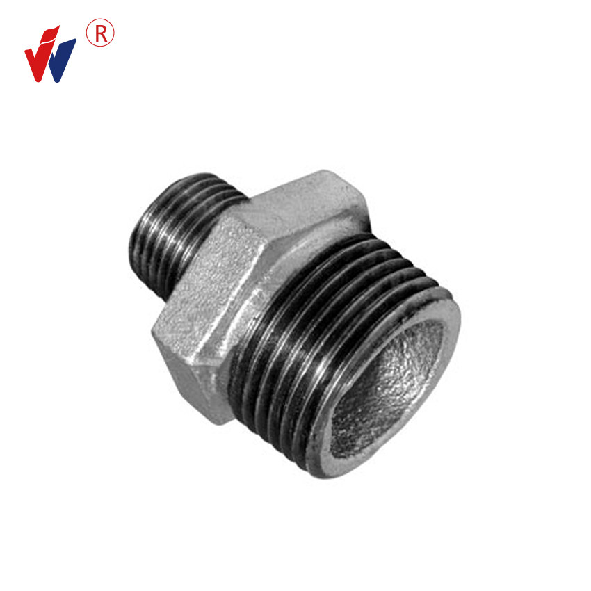 Pipe Fitting--HEX NIPPLE REDUCING 1/2